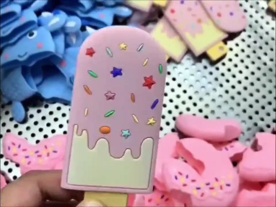 Moulded silicone products after demoulding