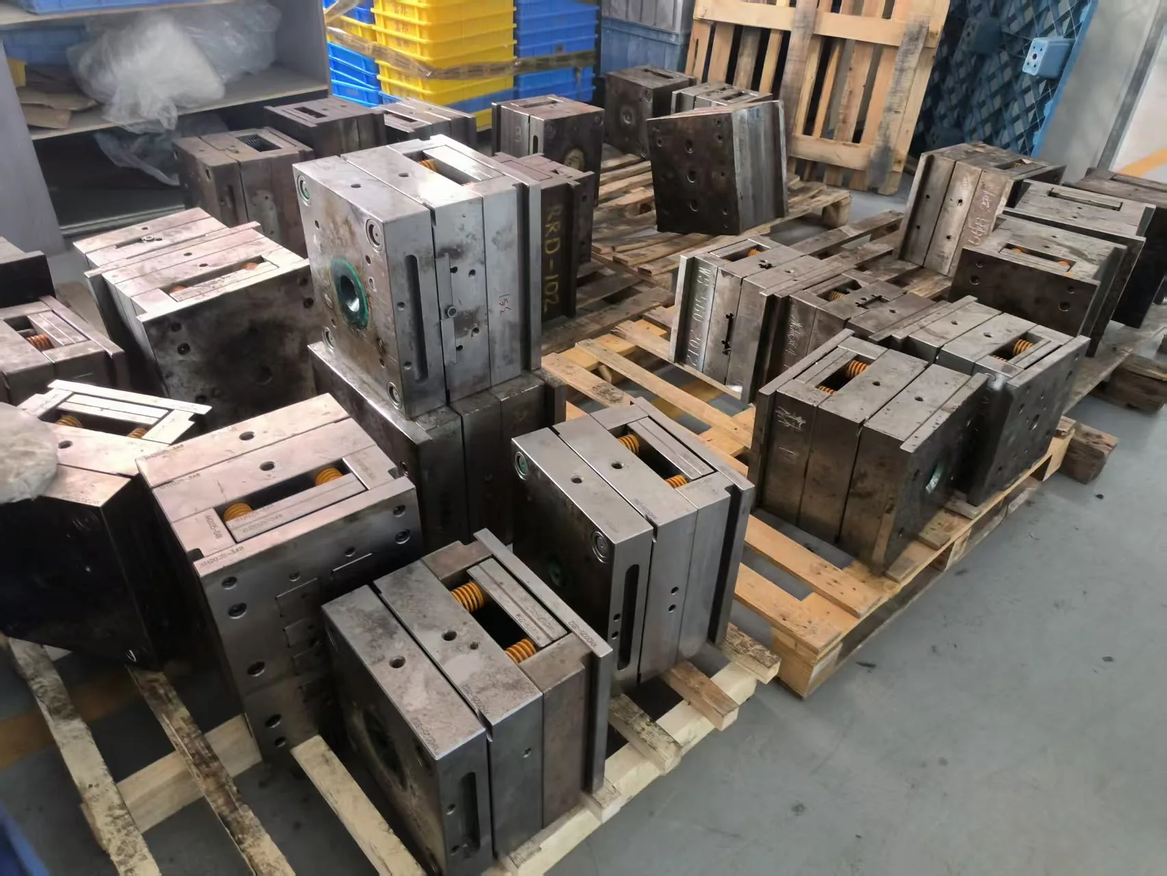 Packed cartons ready for dispatch